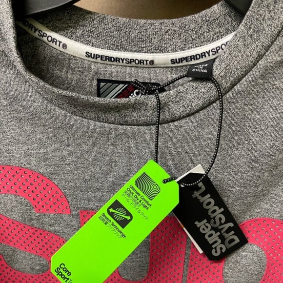 BNWT SuperDry Japan Sweat Shirt Gray - Picture 2 of 8